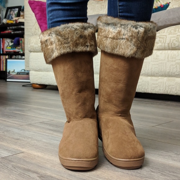 Rampage Tan Asher faux fur boot - Picture 4 of 7
